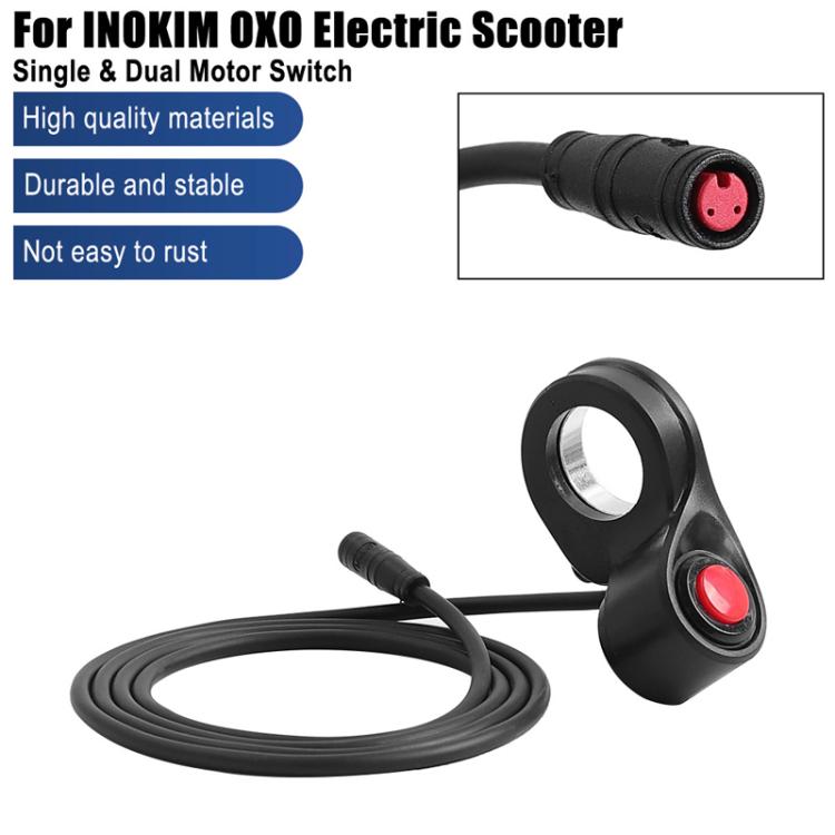 For INOKIM OXO Electrical Scooter Single / Dual Motor Switch Button Turbo / Eco Mode Switch Actuation
