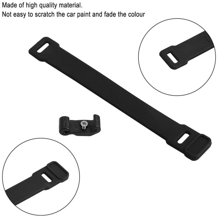 For INOKIM OXO OX Electrical Scooter Safety Locking Strap With Hook Bracket Wrappable Foldable Rubber Strap