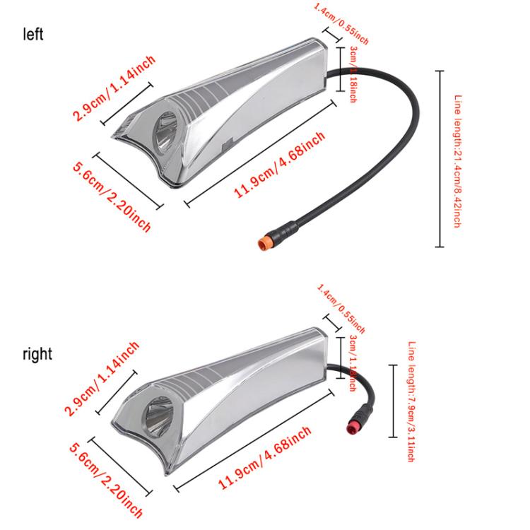 X1669 For INOKIM OXO OX Electrical Scooter Front Light High Brightness LED Decorative Light Accessories