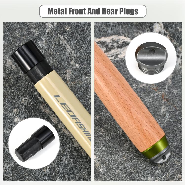 Wooden Handle Mini Tiny Object Rod Pocket Portable Small Fishing Rod