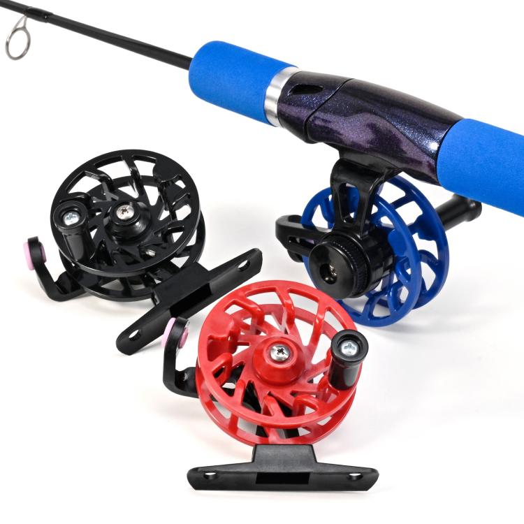 LEO 28339 Ice Fishing Reel With Guide Ring Winter Fishing Raft Reel