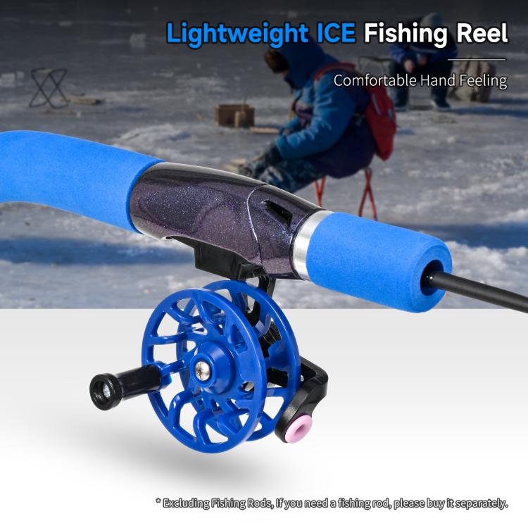 LEO 28339 Ice Fishing Reel With Guide Ring Winter Fishing Raft Reel