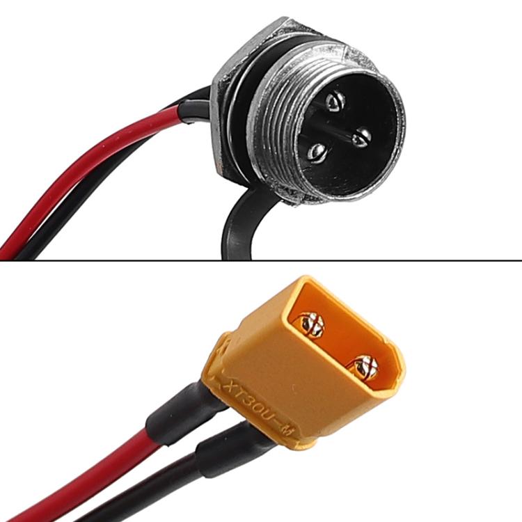 For INOKIM OXO OX Electrical Scooter Power Port Components GX16 3-Pin Aviation Header Charging Socket