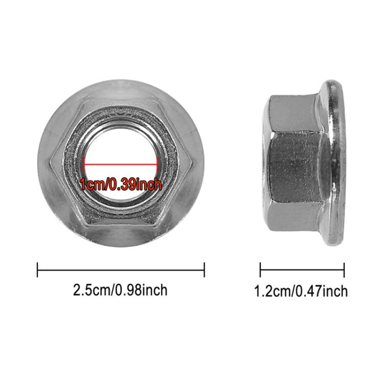 For INOKIM OXO OX Electrical Scooter Universal M12 Iron Flange Nut With Teeth For Fixing Motor Shaft