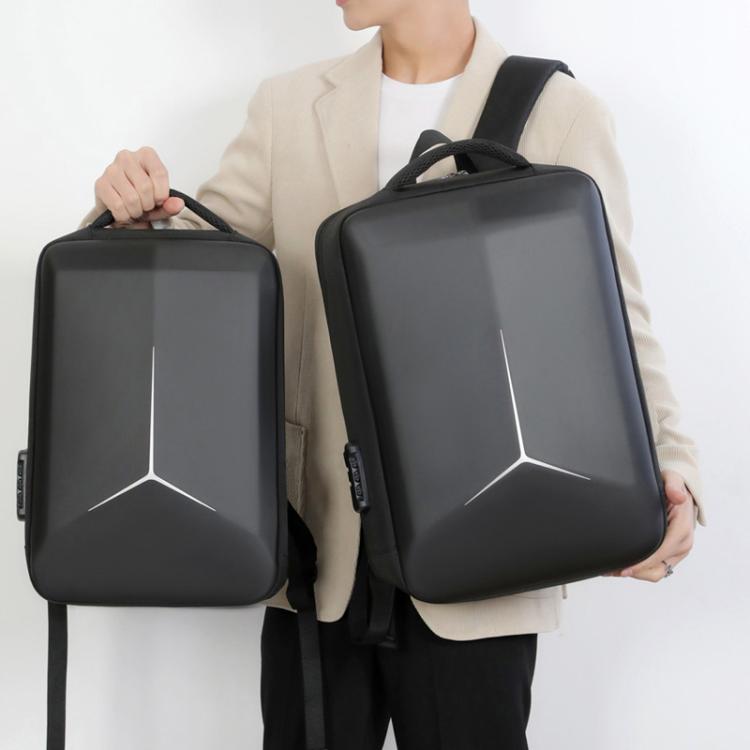 15.6-16.6 Inch Hard Shell Laptop Backpack with USB+Type-C Charging Ports Unisex Anti-Theft  Business Travel Bag