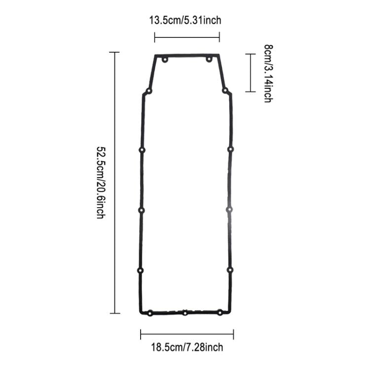 For INOKIM OXO OX Electrical Scooter Waterproof Sealing Ring For Sealing The Seam Between Floorboard And Cover