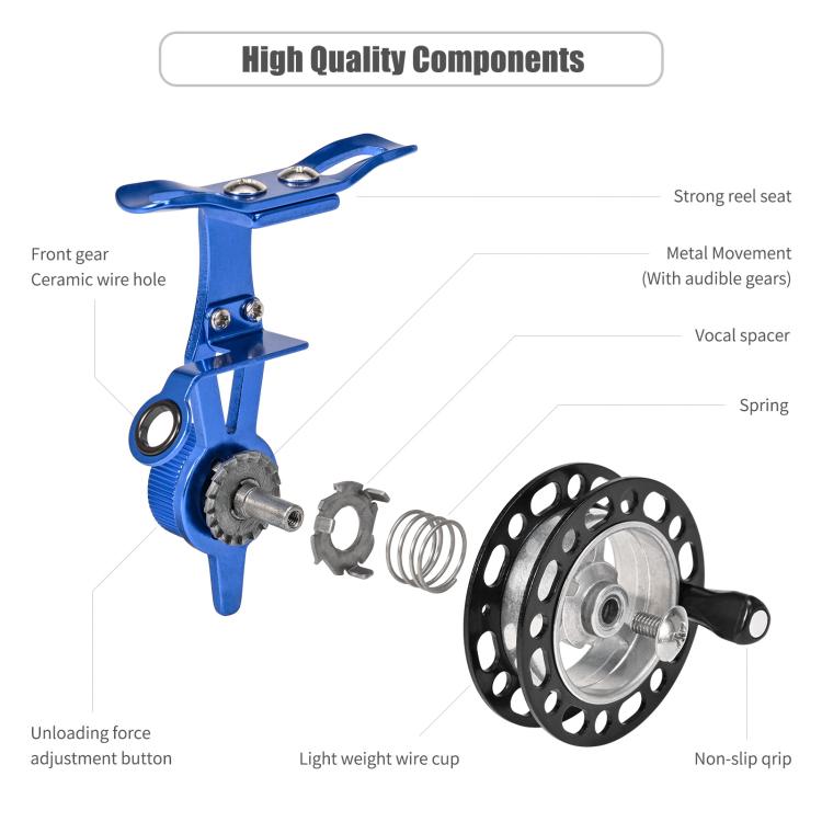 Aluminum Ice Fishing Reel Winter Fishing Reel