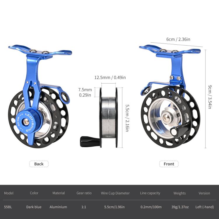 Aluminum Ice Fishing Reel Winter Fishing Reel