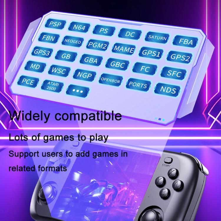 H36S 3.5 Inch IPS HD Screen Retro PSP Game Console Linux System GBA Handheld Video Game Console