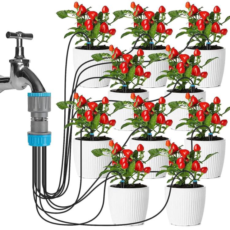 10 Heads Lazy Watering Drip Kit Gardening Home Potting Waterer