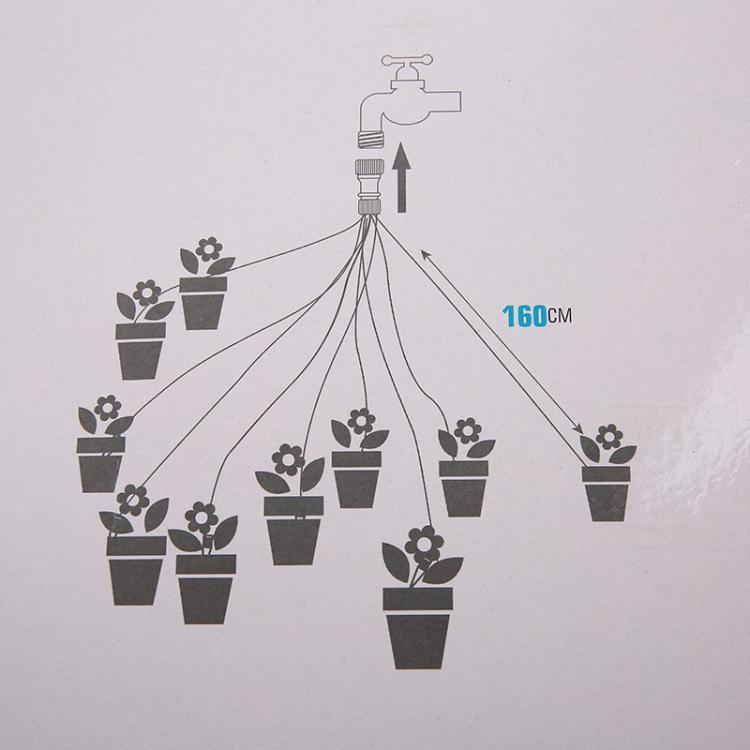 10 Heads Lazy Watering Drip Kit Gardening Home Potting Waterer