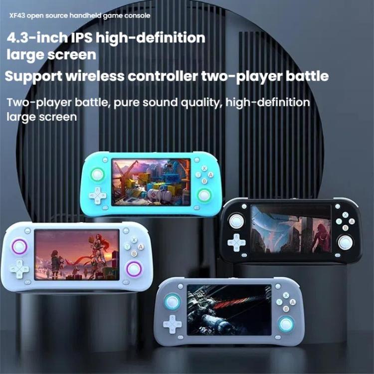 XF43 Retro Handheld Game Console Open Source 4.3 Inch Large Screen Gaming Video Players Console