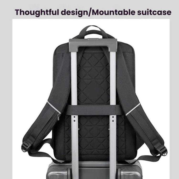 17.3-18 Inch Hard Shell Laptop Backpack with USB+Type-C Charging Ports Unisex Anti-Theft  Business Travel Bag