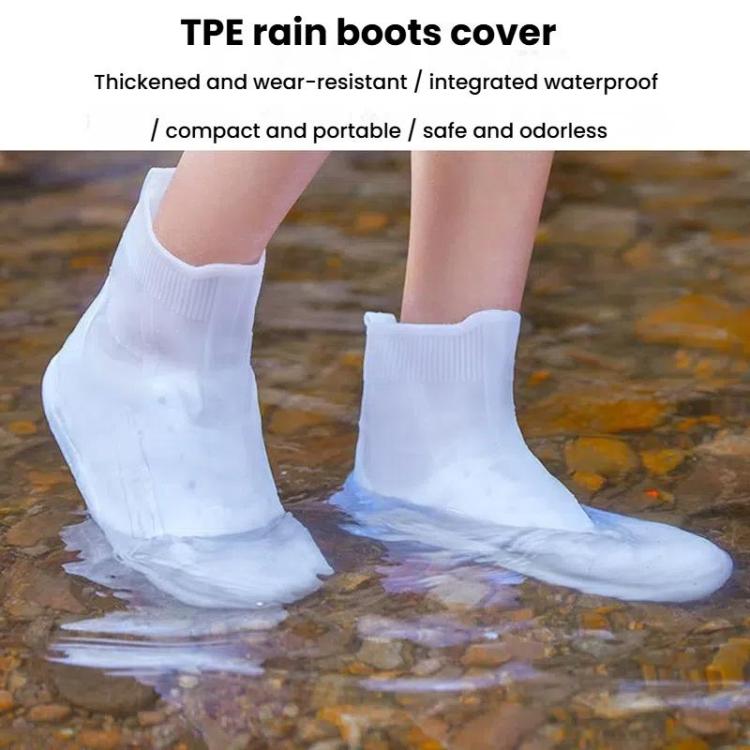 Thickened Wear-Resistant Waterproof Silicone Rain Shoe Cover