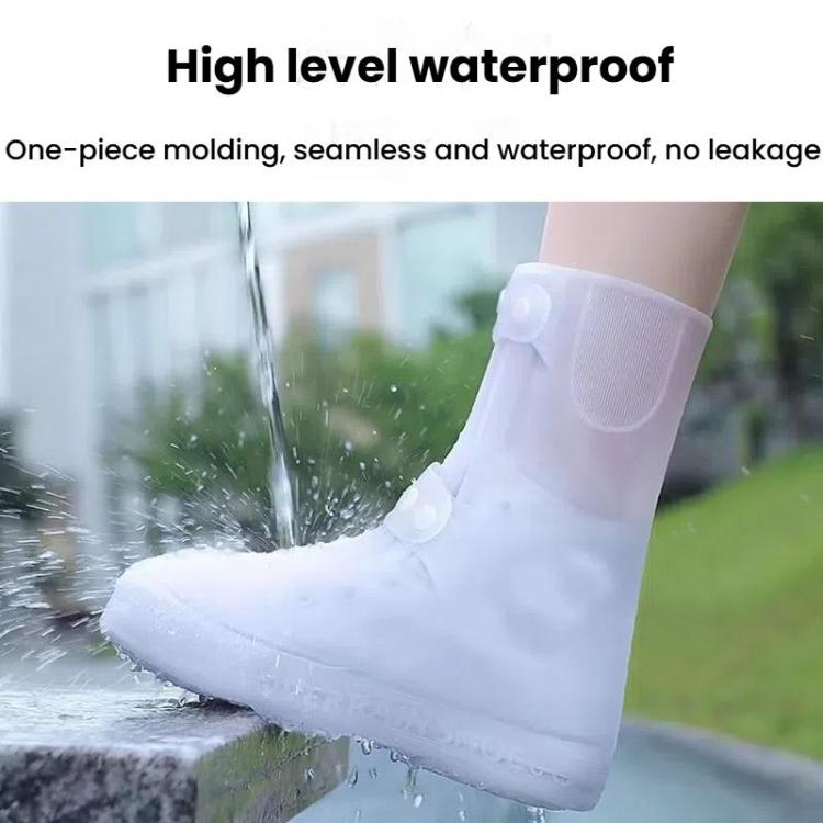18cm Outdoor Thickened Wear-Resistant Mid-Tube Rainproof Shoe Covers