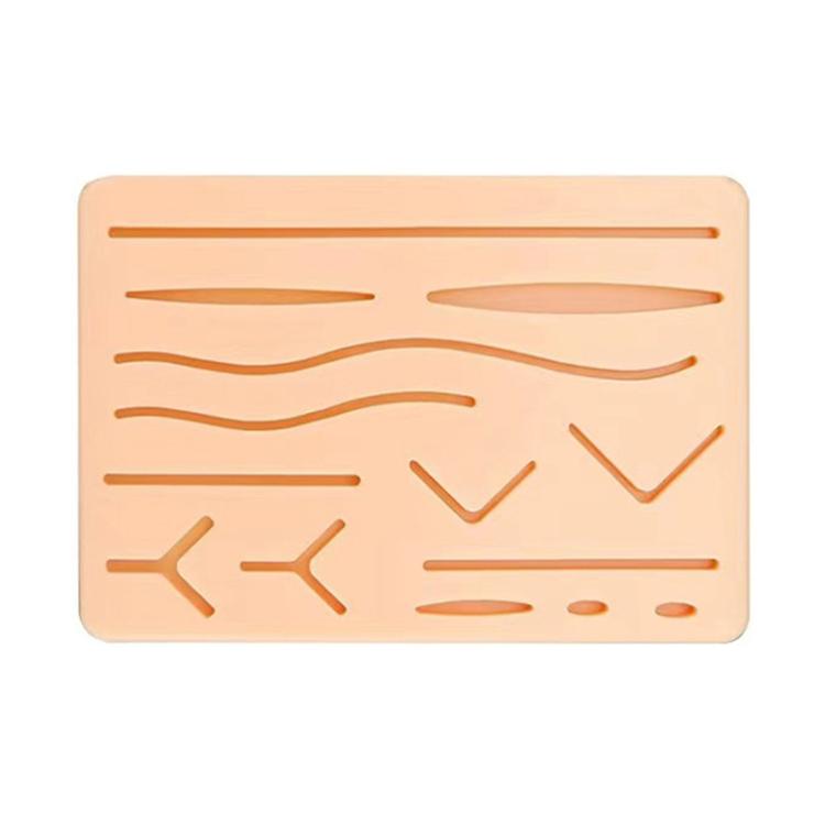 Anti-tear Silicone Wound Suture Training Model Surgical Suture Practice Simulated Skin Silicone Pad