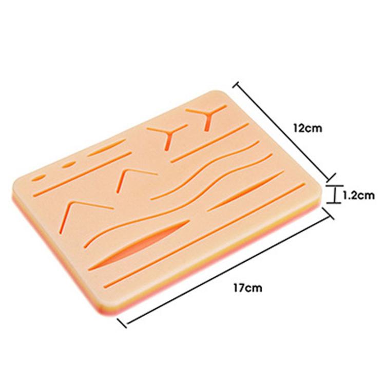 Anti-tear Silicone Wound Suture Training Model Surgical Suture Practice Simulated Skin Silicone Pad