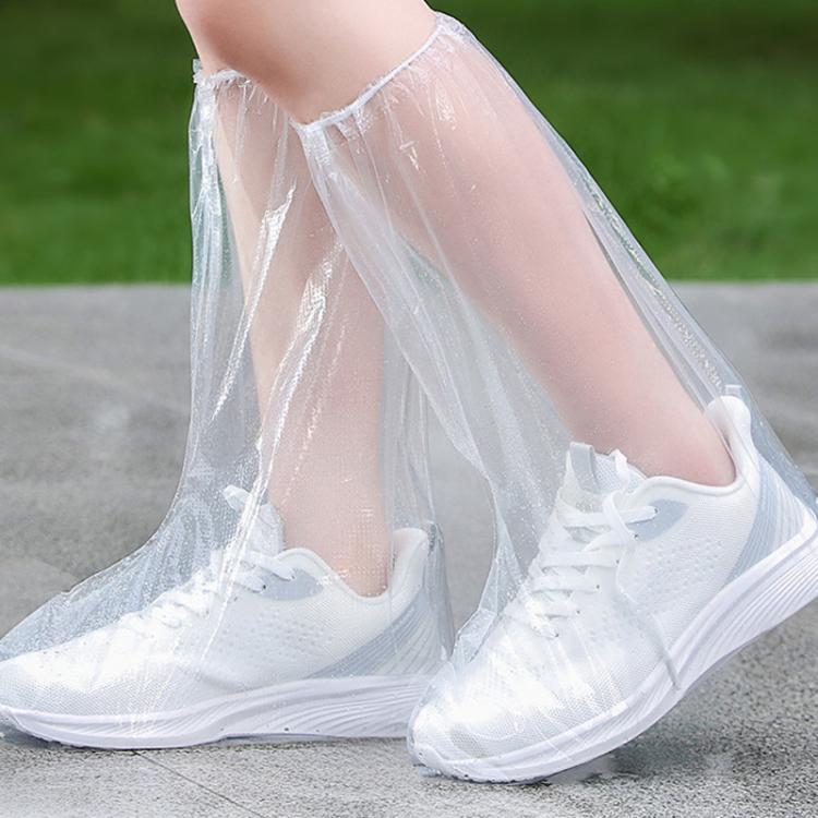 Outdoor Disposable PE High-Tube Rainproof Shoe Covers