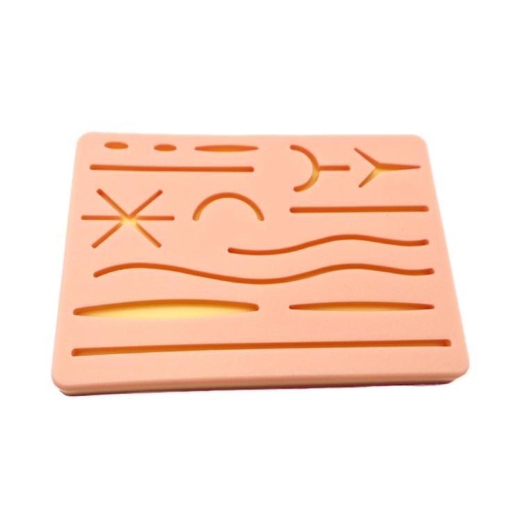 Surgical Silicone Wound Suture Skin Practice Pad Simulated Silicone Skin Model