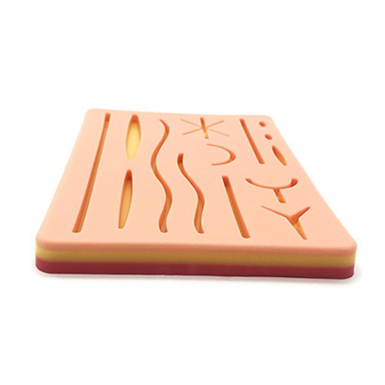 Surgical Silicone Wound Suture Skin Practice Pad Simulated Silicone Skin Model