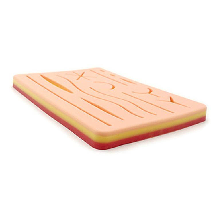 Surgical Silicone Wound Suture Skin Practice Pad Simulated Silicone Skin Model