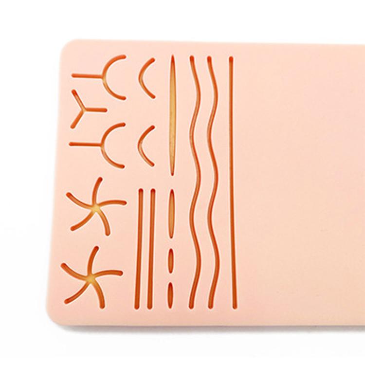 Surgical Skin Suture Practice Model Silicone Suture Pad Wound Suture Training Pad For Medical Students