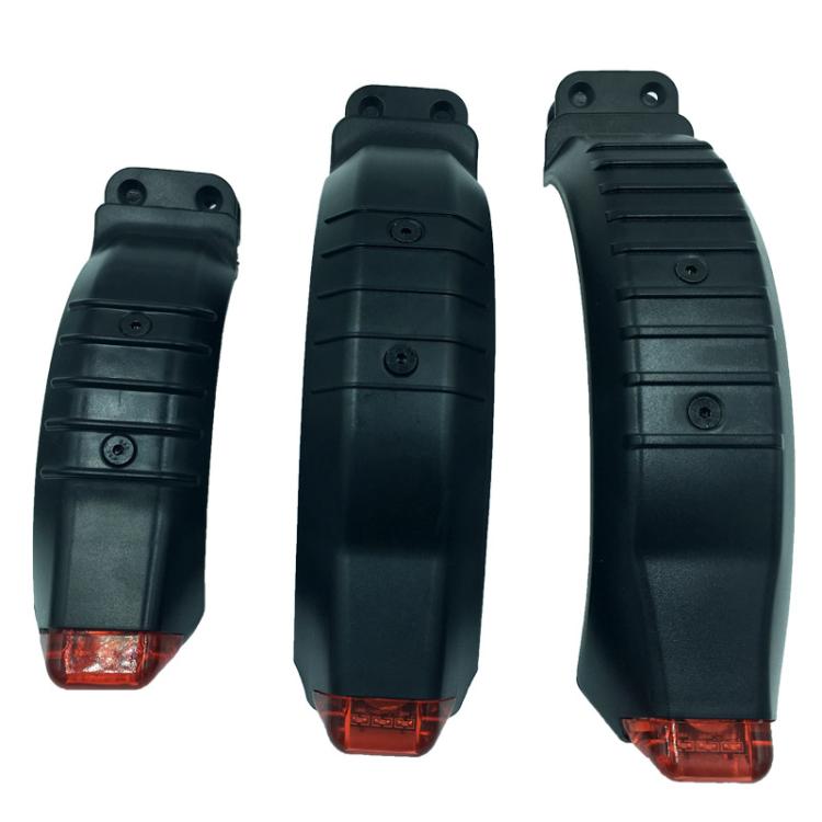 Rear Mudguard Rear Wheel Brake Fender With Safe Light For Carbon Fiber Scooter