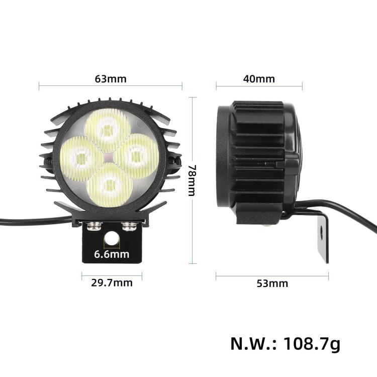 For KuKirin G2 Pro / G2 Max Electric Scooter Headlight Assembly LED Front Light Bulb Replacement Part
