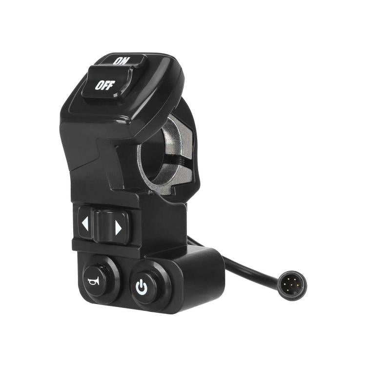 For KuKirin G2 Pro / G2 Max Scooter Handlebar Switch 4-in-1 6-Core Waterproof Control with Turn Signal, Horn, Headlight & Power Button
