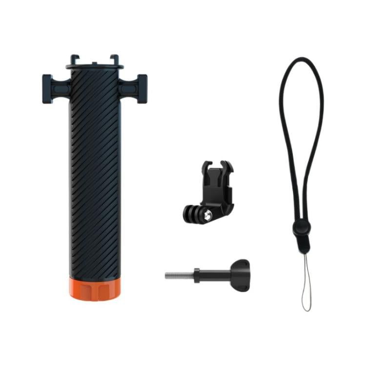 Buoyant Anti-Sink Dive Handle With Dual Cold Shoe Mounts for Action Cameras