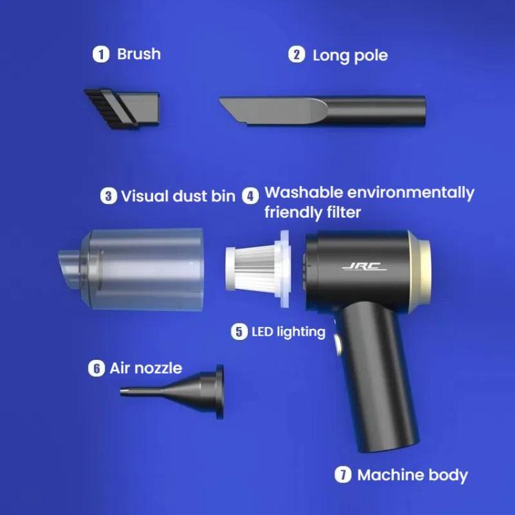 JRC Handheld Wireless Vacuum Cleaner Keyboard Desktop Cleaning Dust Removal Equipped