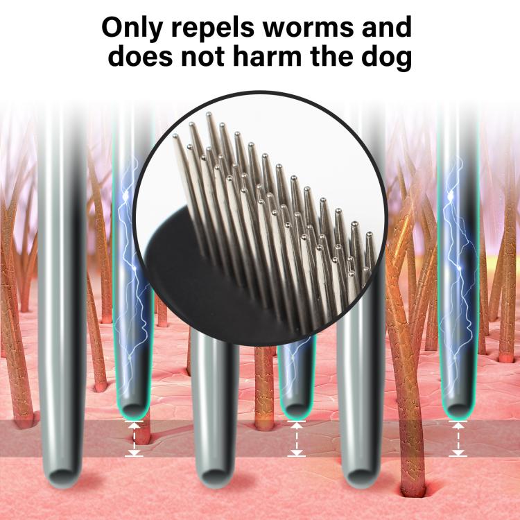 PaiPaitek PD166 Pet Safe Physical Worming Electronic Comb Pet Flea Control Brush