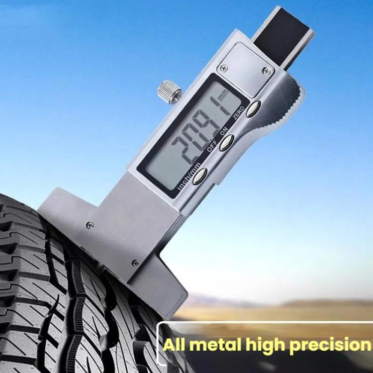 Syntek Electronic Digital Display Tire Tread Depth Caliper 0-25mm Measuring Tread Depth Gauge