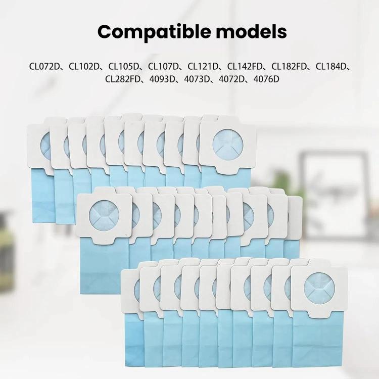 3pcs /Pack Dust Bags for Makita CL102/CL104/CL107/CL182 Vacuum Cleaners