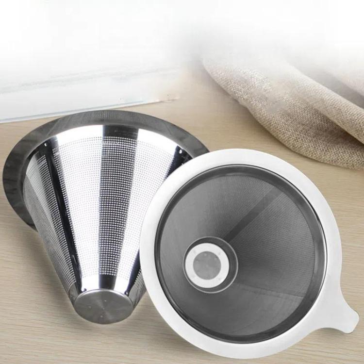 304 Stainless Steel Coffee Filter Reusable Mesh for Pour Over/Drip Coffee Maker