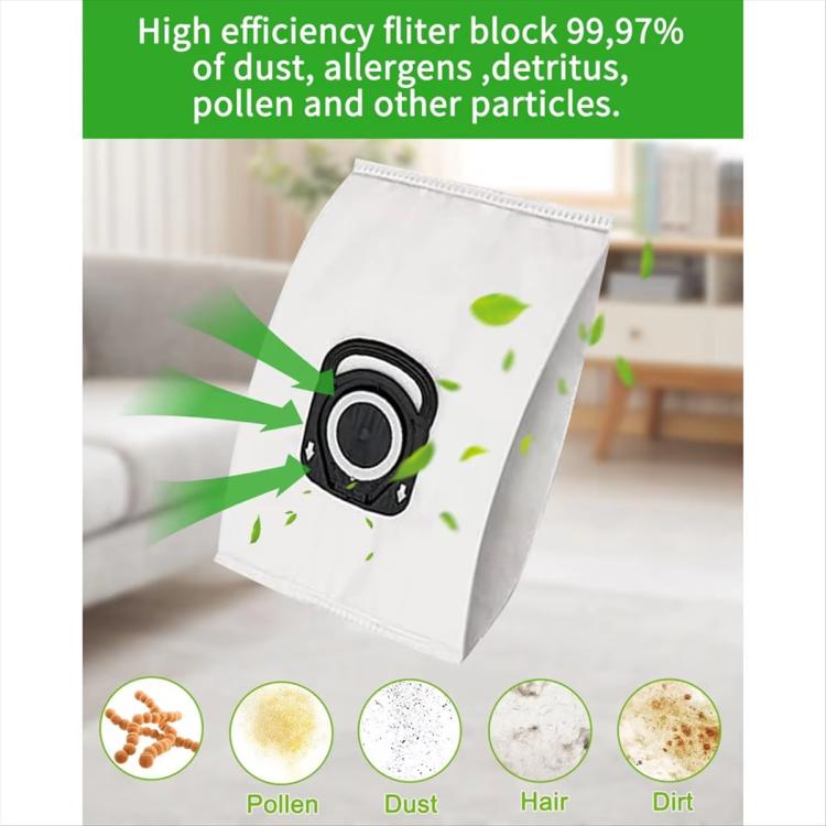 5pcs /Pack Dust Bag For Rowenta ZR200540 / ZR200520 / ZR200720 Vacuum Cleaner