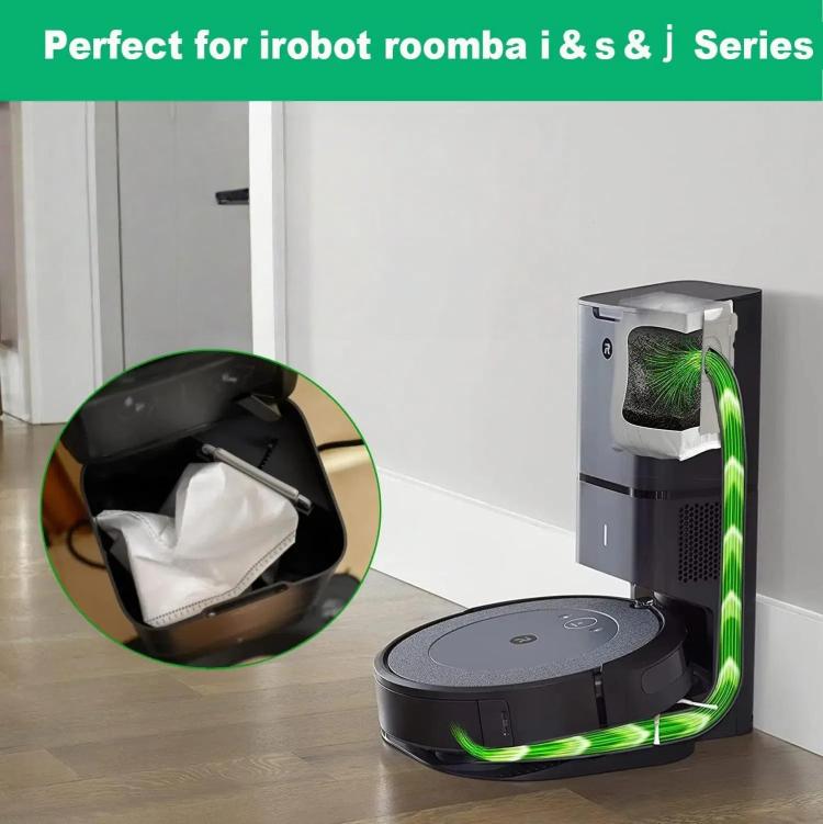 3pcs /Pack Dust Bag For IRobot Roomba I7 / I3 / J7 / E5 / E6 / S9 Vacuum Replacement Parts Accessories