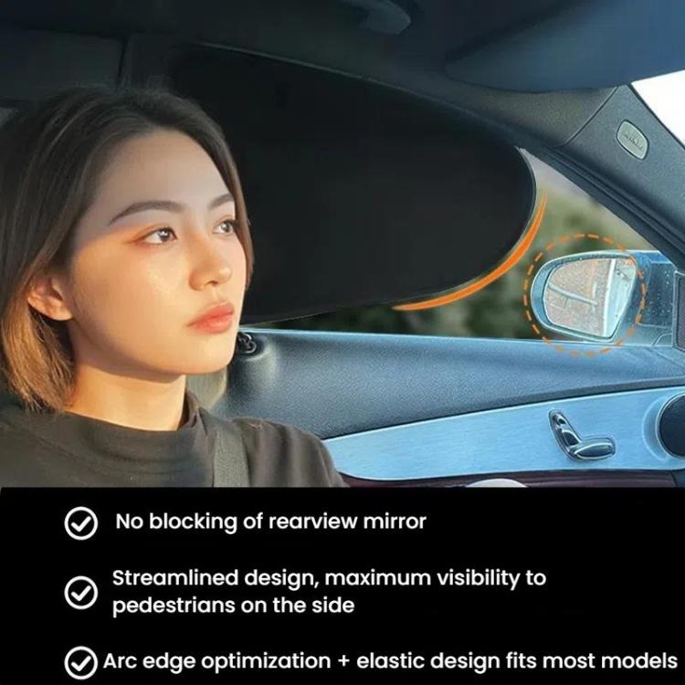 SUITU ST-2414 Car Vinyl Static Film Adsorption Sunshade Sunscreen Heat Insulation Sunblinds