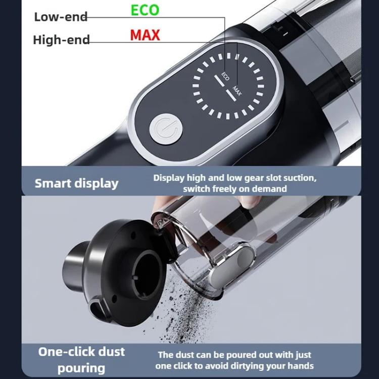 SUITU ST-8007C Car Vacuum Cleaner Vacuuming Blowing Home Outdoor Handheld Small Brushless Vacuum Cleaner