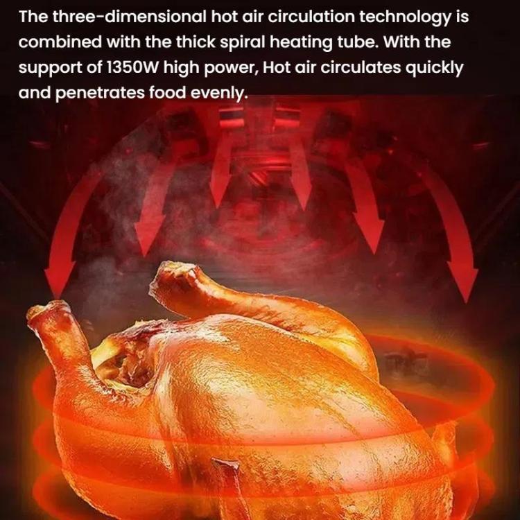 10L Large Capacity Air Fryer Multifunctional Electric Fryer French Fry Maker, EU Plug