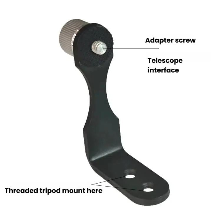 Binoculars Tripod Adapter L-Shaped Metal Mount Connector for Photography, Stabilizing Binocular