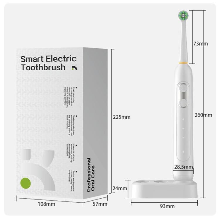 Rechargeable Electric Toothbrush for Adults 4200 RPM Rotating Brush IPX8 Waterproof Inductive Charging