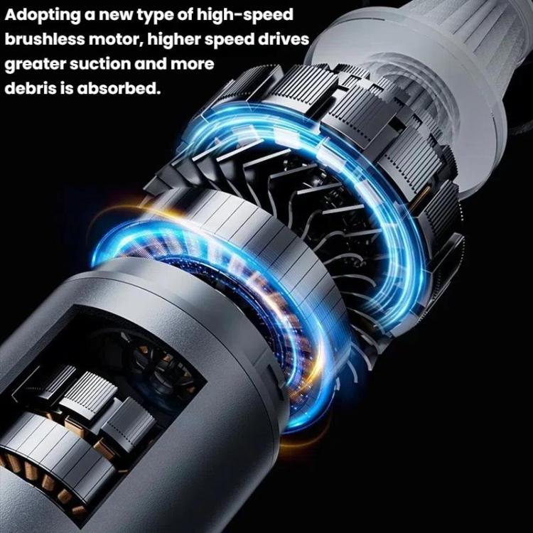 SUITU ST-6661 Plus Metal Shell Brushless Handheld Car Vacuum Cleaner