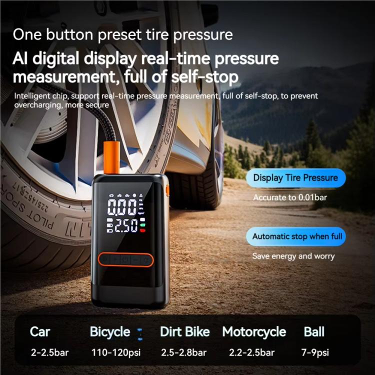 Portable Wireless Digital Display Car Automatic Air Pump
