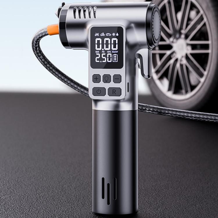 Car Air Pump With Window Breaker Cutting Tool Electric Portable Air Pump
