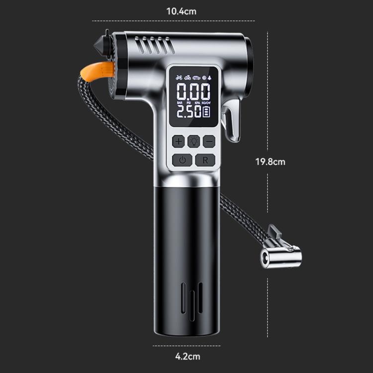 Car Air Pump With Window Breaker Cutting Tool Electric Portable Air Pump