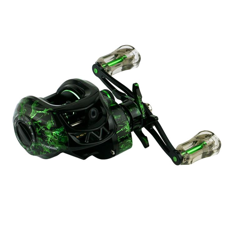Baitcasting Fishing Reel 6.3:1 Gear Ratio With Magnetic Brake System, 12-Setting Adjustable