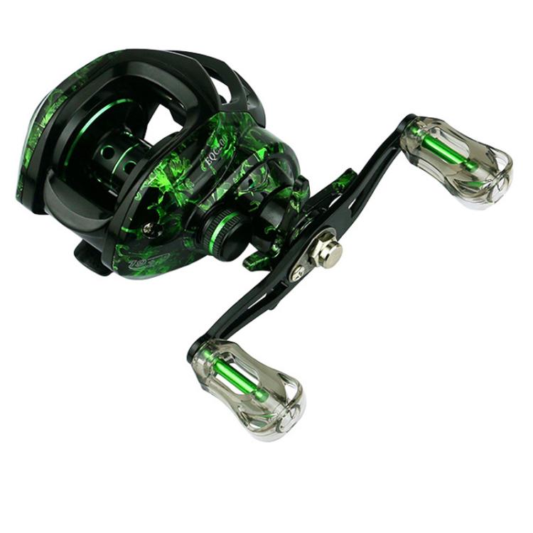 Baitcasting Fishing Reel 6.3:1 Gear Ratio With Magnetic Brake System, 12-Setting Adjustable