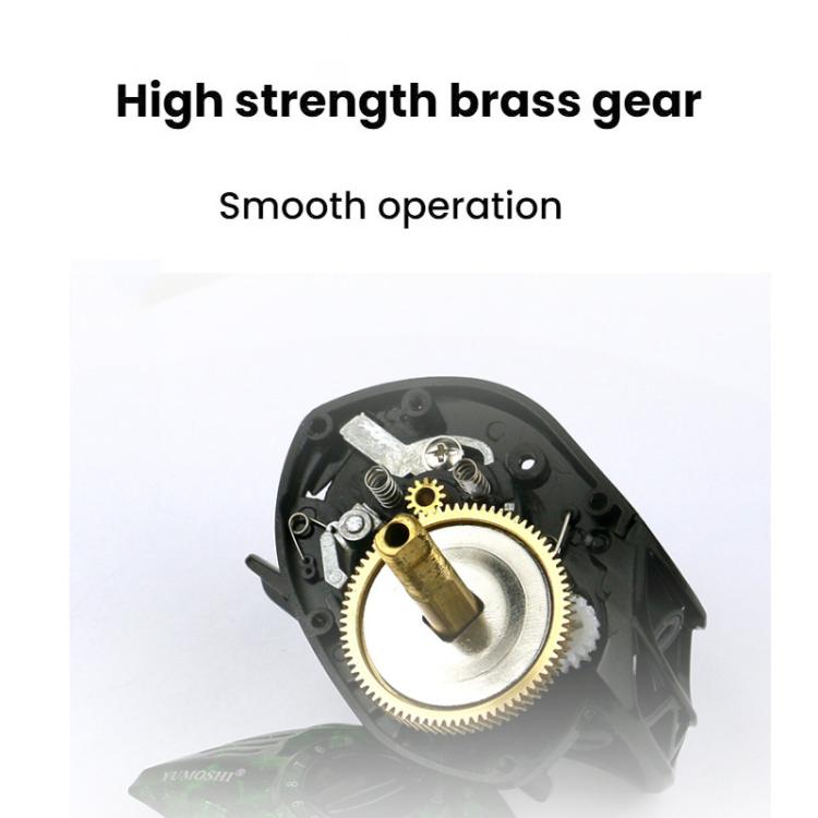 Baitcasting Fishing Reel 6.3:1 Gear Ratio With Magnetic Brake System, 12-Setting Adjustable