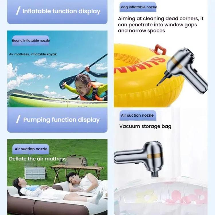 SUITU ST-6665 Pro Car Wireless Vacuum Cleaner High Power Portable Mini Handheld Blower Vacuum Cleaner